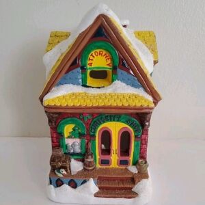 Vintage Hand Painted Christmas Village